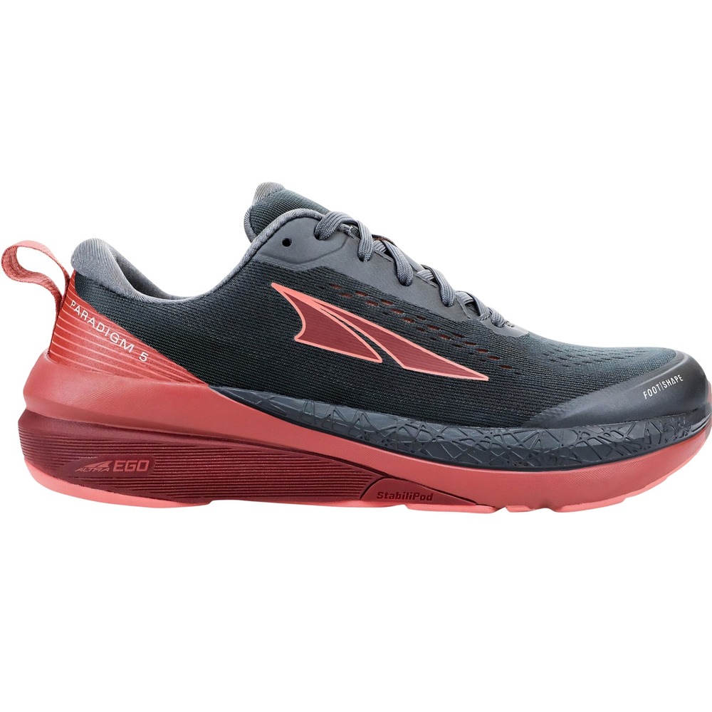 Altra Paradigm 5 Womens Running Shoes Gray Coral AL0A4VQY212 Size 7.5